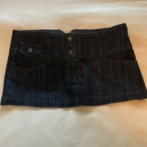 CAR-MAR denim mini skirt